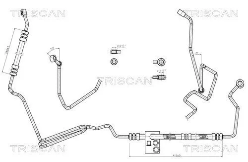 Hydraulische slang, stuurinrichting TRISCAN 8516 29005)