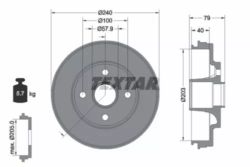 Remtrommel TEXTAR 94049800)