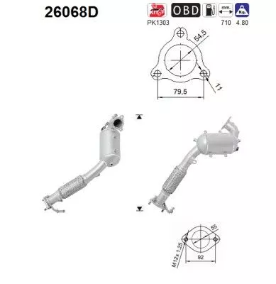 Katalysator AS 26068D)