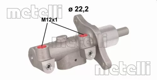 Remhoofdremcilinder METELLI 05-1138)