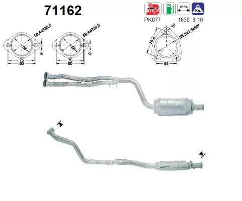 Katalysator AS 71162)