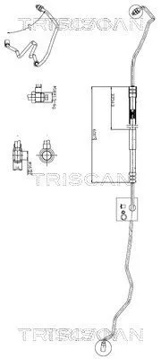 Hydraulische slang, stuurinrichting TRISCAN 8516 29041)