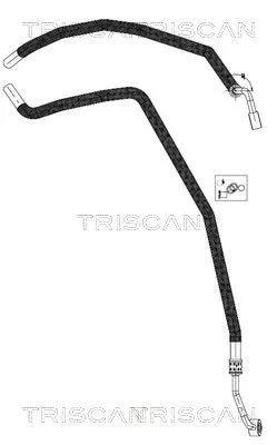 Hydraulische slang, stuurinrichting TRISCAN 8516 29091)