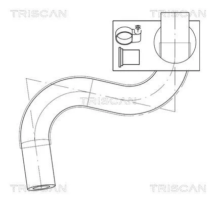 Hydraulische slang, stuurinrichting TRISCAN 8516 29072)