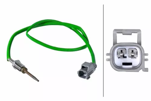 Sensor, exhaust gas temperature HELLA 6PT 358 226-421)