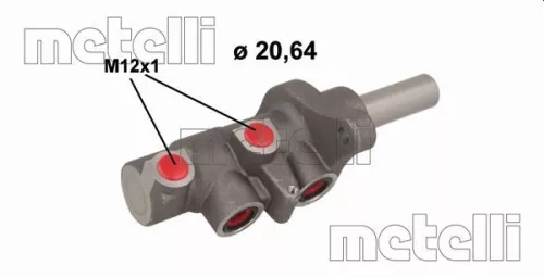 Remhoofdremcilinder METELLI 05-1132)