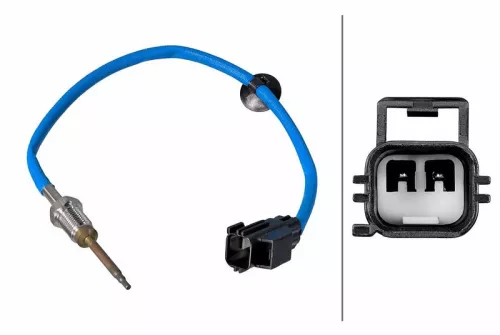Sensor, uitlaatgastemperatuur HELLA 6PT 358 226-571)