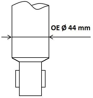 Schokdemper KYB 3438023)