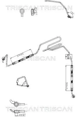 Hydraulische slang, stuurinrichting TRISCAN 8516 29043)