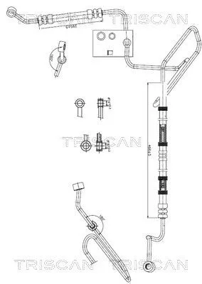 Hydraulische slang, stuurinrichting TRISCAN 8516 29045)