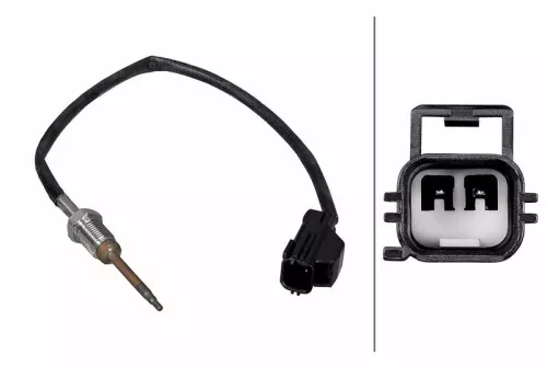 Sensor, exhaust gas temperature HELLA 6PT 358 226-661)