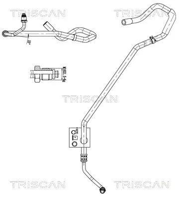 Hydraulische slang, stuurinrichting TRISCAN 8516 29056)