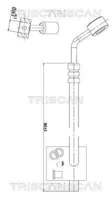 Hydraulische slang, stuurinrichting TRISCAN 8516 29077)