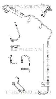Hydraulische slang, stuurinrichting TRISCAN 8516 29060)