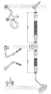 Hydraulische slang, stuurinrichting TRISCAN 8516 29079)