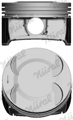 Piston NÜRAL 87-435300-00)