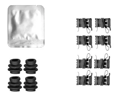 Accessoirekit, schijfremblokken TEXTAR 82563600)