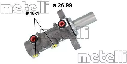 Remhoofdremcilinder METELLI 05-1167)