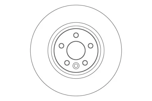 Remschijf TRW DF6848S)