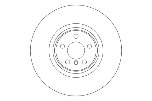 Remschijf TRW DF6979S)