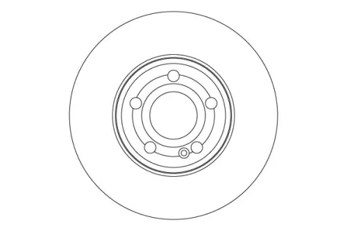 Remschijf TRW DF6769)