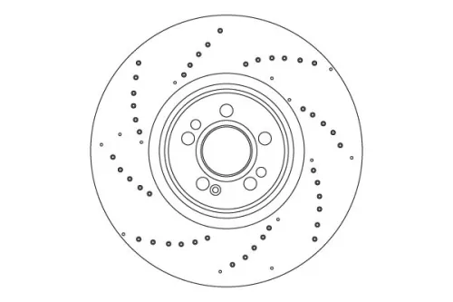 Remschijf TRW DF4598S)
