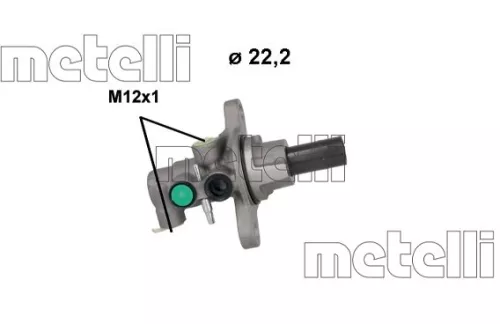 Remhoofdremcilinder METELLI 05-1238)