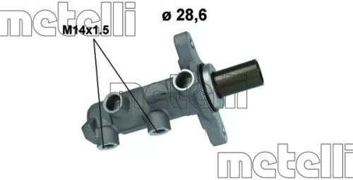 Remhoofdremcilinder METELLI 05-0848)
