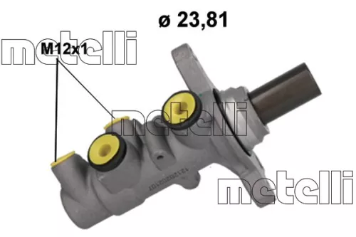 Remhoofdremcilinder METELLI 05-1212)