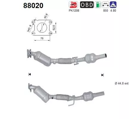 Katalysator AS 88020)