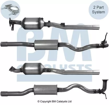 Soot/Particulate Filter, exhaust system BM Catalysts BM11694H)