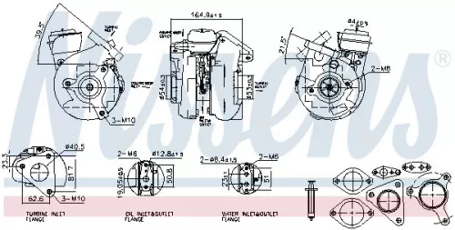 Oplader, opladen (supercharged/turbocharged) NISSENS 93779)