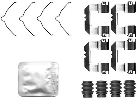 Accessoirekit, schijfremblokken TEXTAR 82563500)