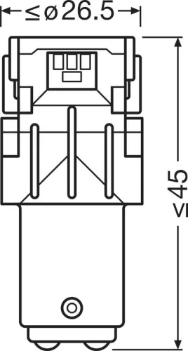 Lamp ams-OSRAM 7528DRP-2BL)