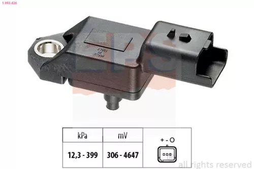 Luchtdruksensor, hoogteaanpassing EPS 1.993.426)