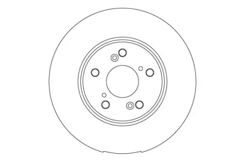 Remschijf TRW DF6762S)