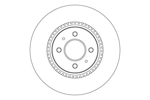 Remschijf TRW DF6025)