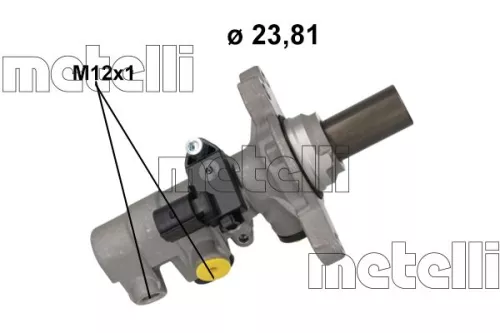 Remhoofdremcilinder METELLI 05-1216)