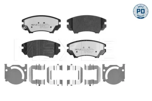 Brake Pad Set, disc brake MEYLE 025 244 1219/PD)