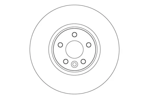 Remschijf TRW DF6724S)