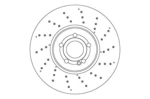 Remschijf TRW DF6865S)