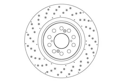 Remschijf TRW DF6931S)