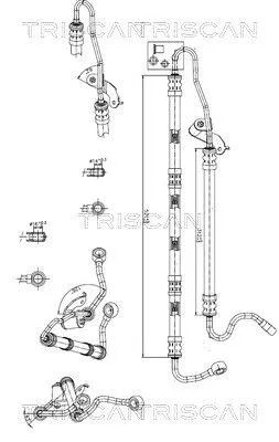 Hydraulische slang, stuurinrichting TRISCAN 8516 11026)