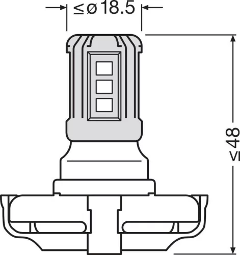 Lamp ams-OSRAM 5201DWP-1BL)