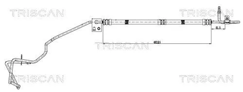 Hydraulische slang, stuurinrichting TRISCAN 8516 16001)