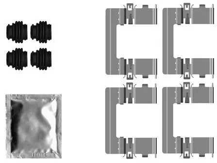 Accessoirekit, schijfremblokken TEXTAR 82564400)