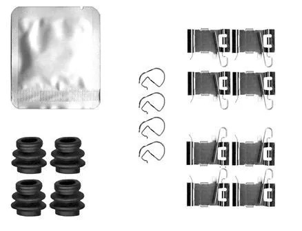 Accessoirekit, schijfremblokken TEXTAR 82562900)
