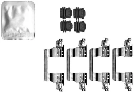 Accessoirekit, schijfremblokken TEXTAR 82563200)