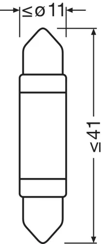 Lamp ams-OSRAM 6413DWP-1BL)