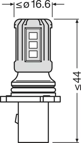 Lamp ams-OSRAM 828DWP-1BL)